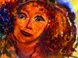 Ausstellung mit Malereien von Ursula Schumann