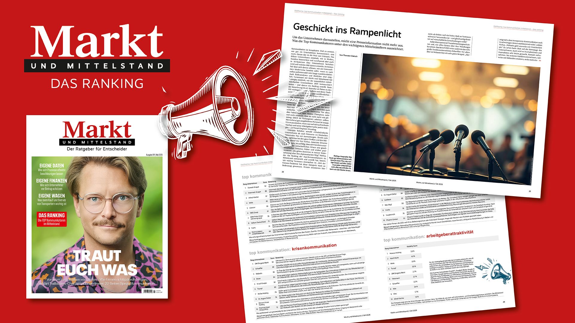 Auszeichnung für die „TOP Kommunikation im Mittelstand“