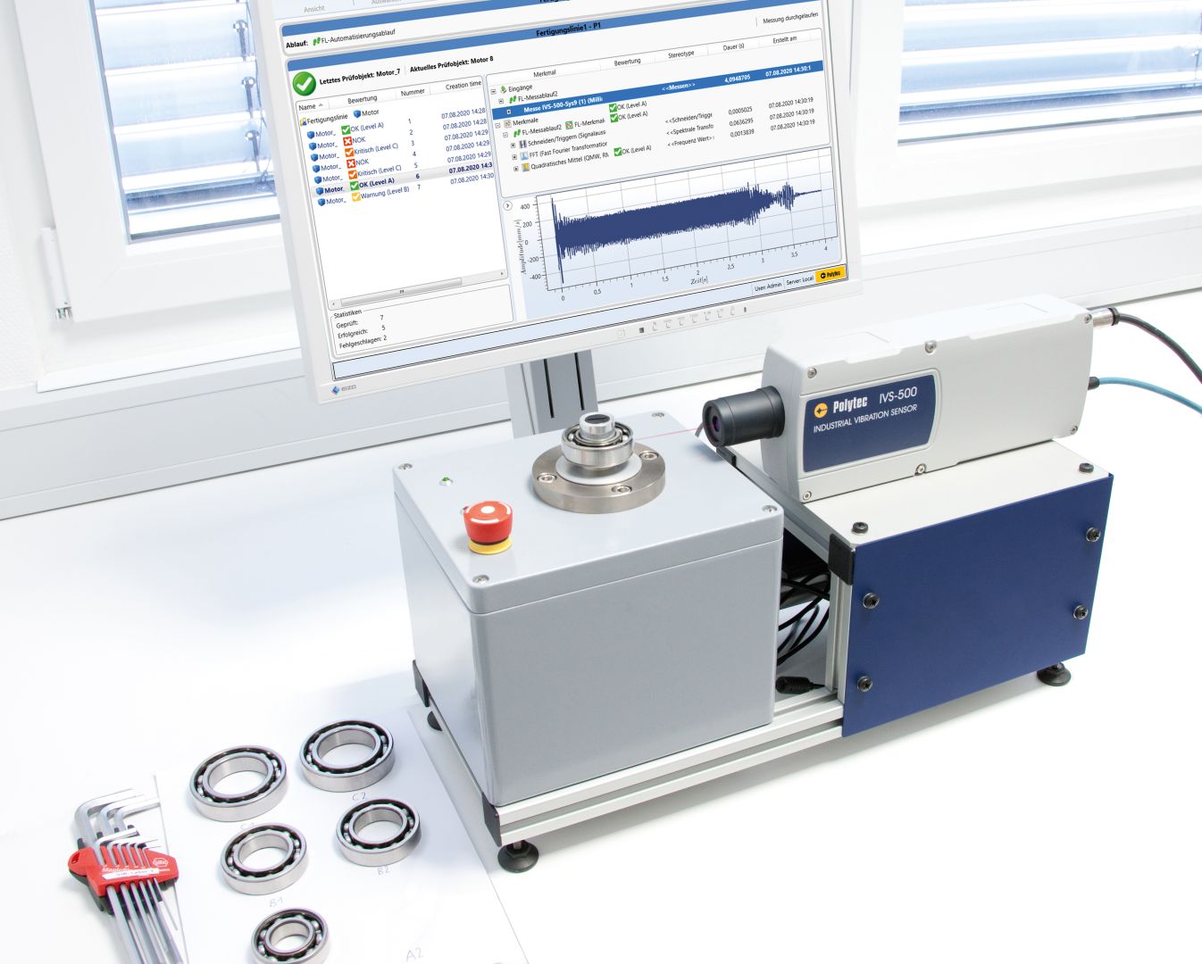 Automatisierte Prüfstände mit SonicTC QuickCheck und Polytec Device Communication