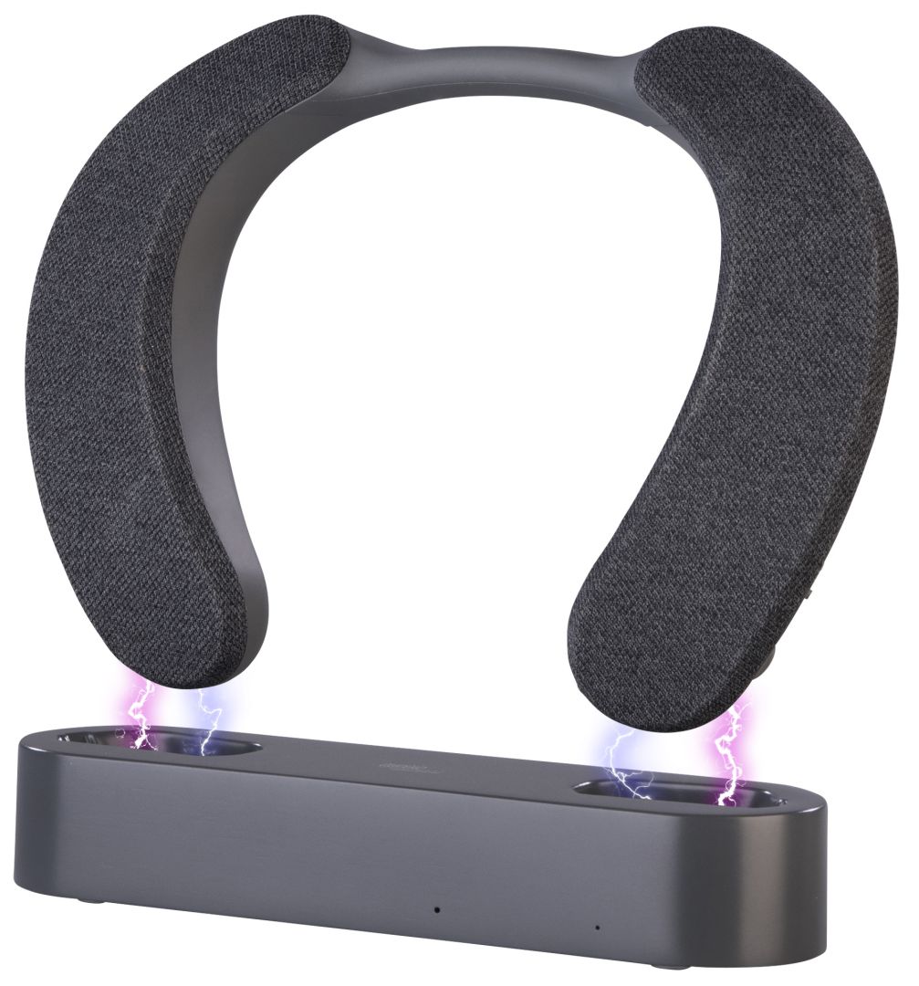 auvisio Digitaler Funk-TV-Hörverstärker und Nackenlautsprecher KH-530, 3 Profile, DSP