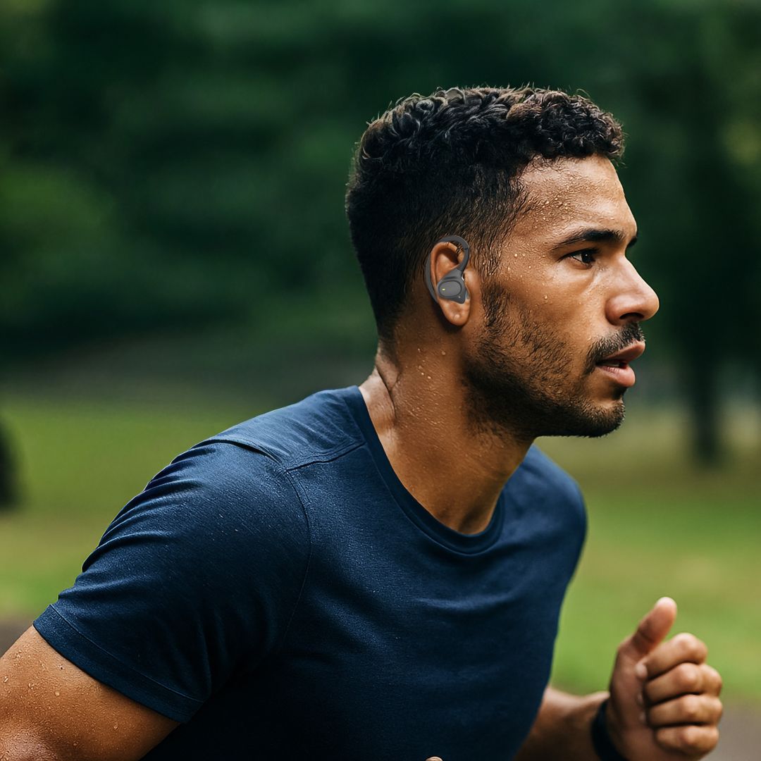 auvisio Kabellose In-Ear-Kopfhörer IHS-825.bt, Bluetooth 5.3, wasserdicht IPX7, Ladecase