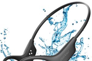 auvisio Wasserdichter Knochenschall-Kopfhörer OHS-410.bt, Bluetooth 5.4, MP3, 32 GB, IP68