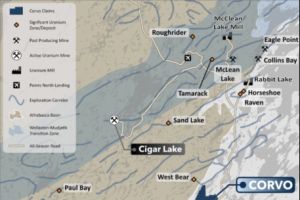 Aventis Energy bereitet sich auf Bohrungen im Projekt Corvo vor, wo im Uranvorkommen Manhattan Oberflächenproben mit bis zu 8,10 % U3O8 aufgefunden wurden