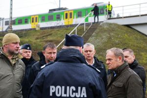 Bahnstrecke in Polen durch Sabotage beschädigt