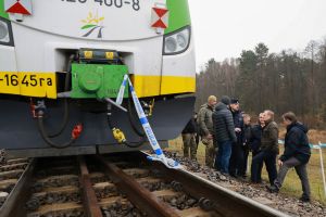 Bahnstrecke in Polen durch Sabotage beschädigt