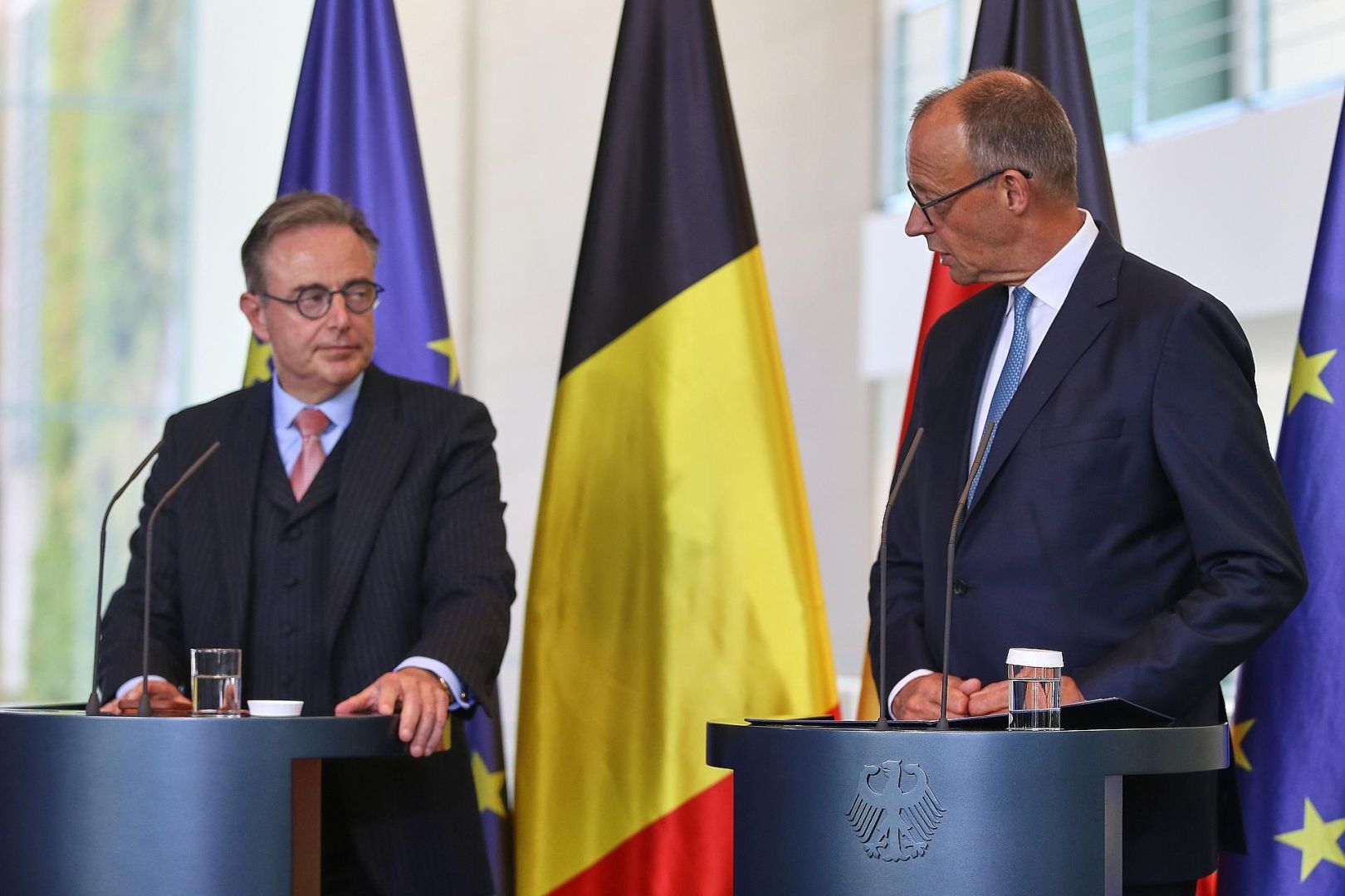 Bart De Wever und Friedrich Merz (Archiv)