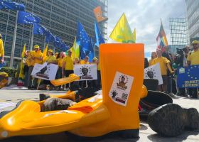 Bauernproteste zum EU-Haushalt