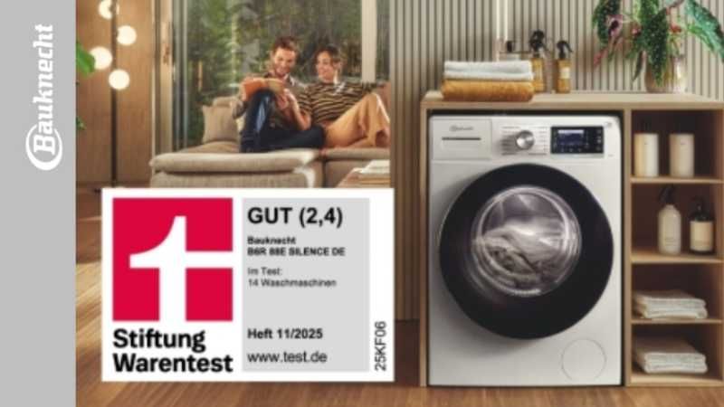 Bauknecht – Innovative Haushaltstechnik mit guten Noten bei Stiftung Warentest