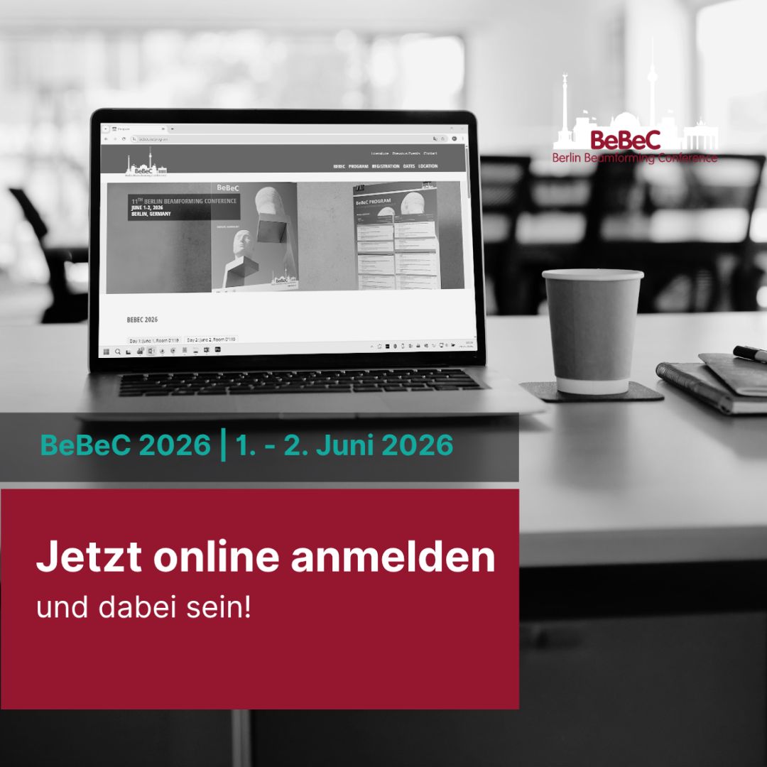 BeBeC 2026: Internationale Akustik-Community trifft sich am 1. und 2. Juni in Berlin
