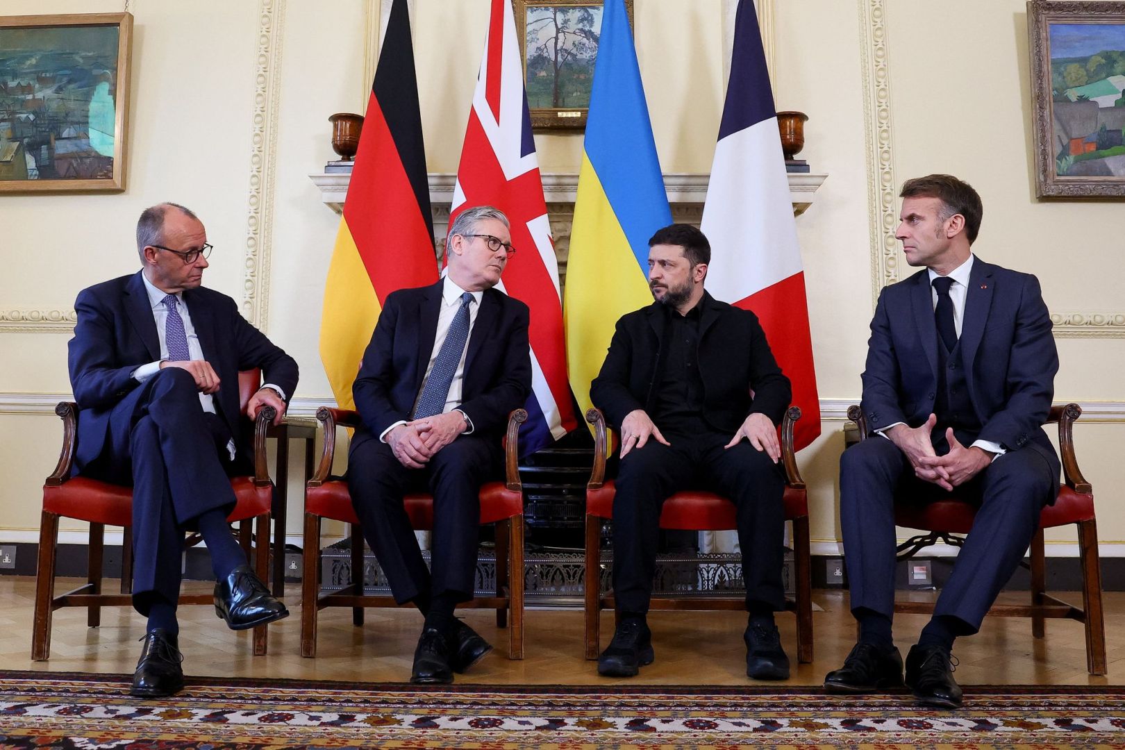 Beratungen mit europäischen Partnern in London