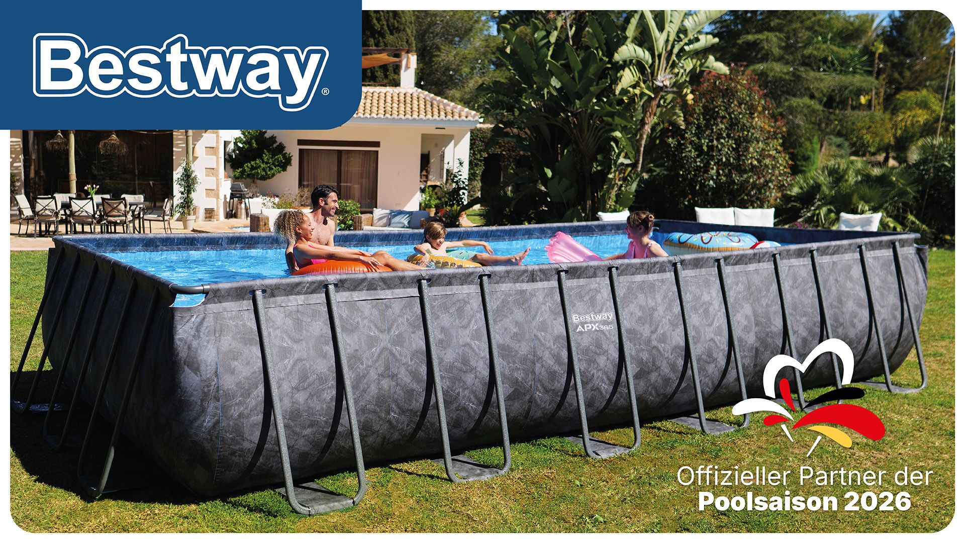 Bestway® präsentiert die Pool-Trends 2026: Mehr Komfort durch smarte Technik