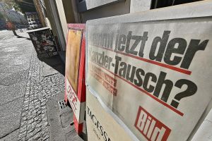 "Bild"-Schlagzeile "Kommt jetzt der Kanzler-Tausch" am 27.05.2026