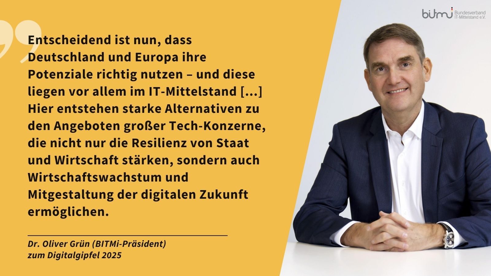 BITMi zum Digitalgipfel