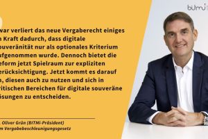 BITMi zur Vergaberechtsreform