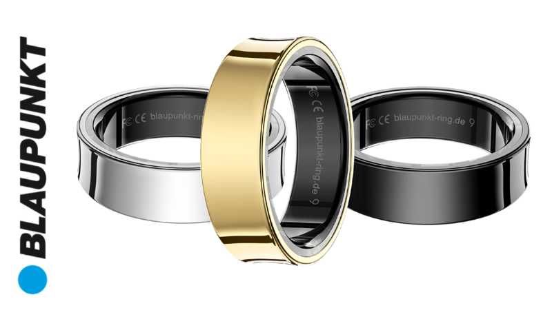 Blaupunkt Smart Ring Light „Version 2“ – Dezente Gesundheitsüberwachung – ohne Abo & Cloud