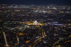 Blick vom Eiffelturm in Paris