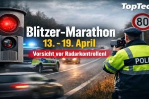 Blitzer-Marathon im April: Darauf sollten Autofahrer jetzt unbedingt achten