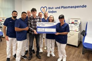 Blut- und Plasmaspende Gießen unterstützt Hospiz Samaria