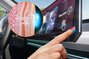 Blutalkoholmessung im Fahrzeugcockpit durch Fingerauflegen