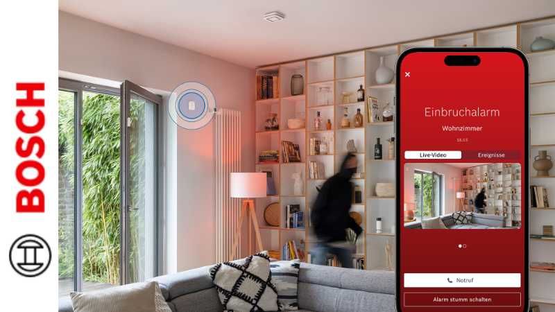 Bosch Bewegungsmelder II [+M] – Umfassende Sicherheit durch 24/7 Notfallhilfe: Security+