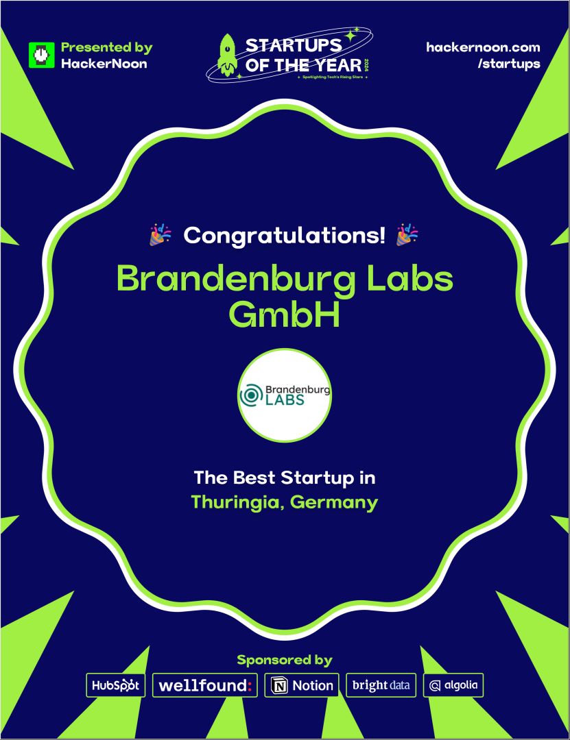 Brandenburg Labs gewinnt Online-Voting von HackerNoon
