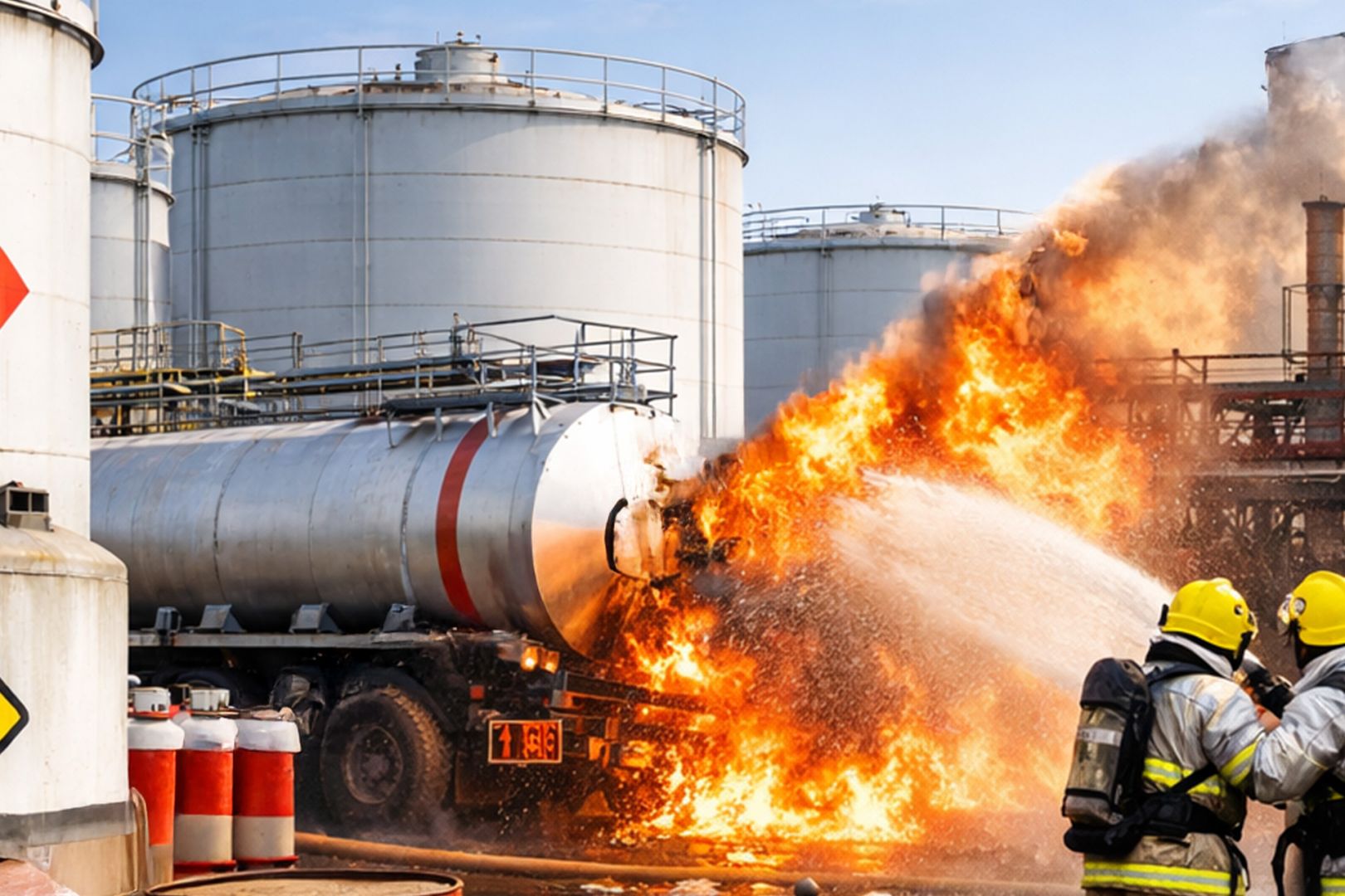 Brandschutz im Tank- und Gefahrgutlager