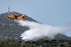 Brandschutzübung in Griechenland