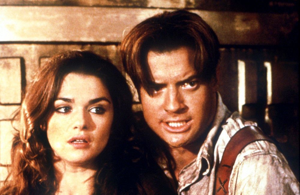 Brendan Fraser und Rachel Weisz