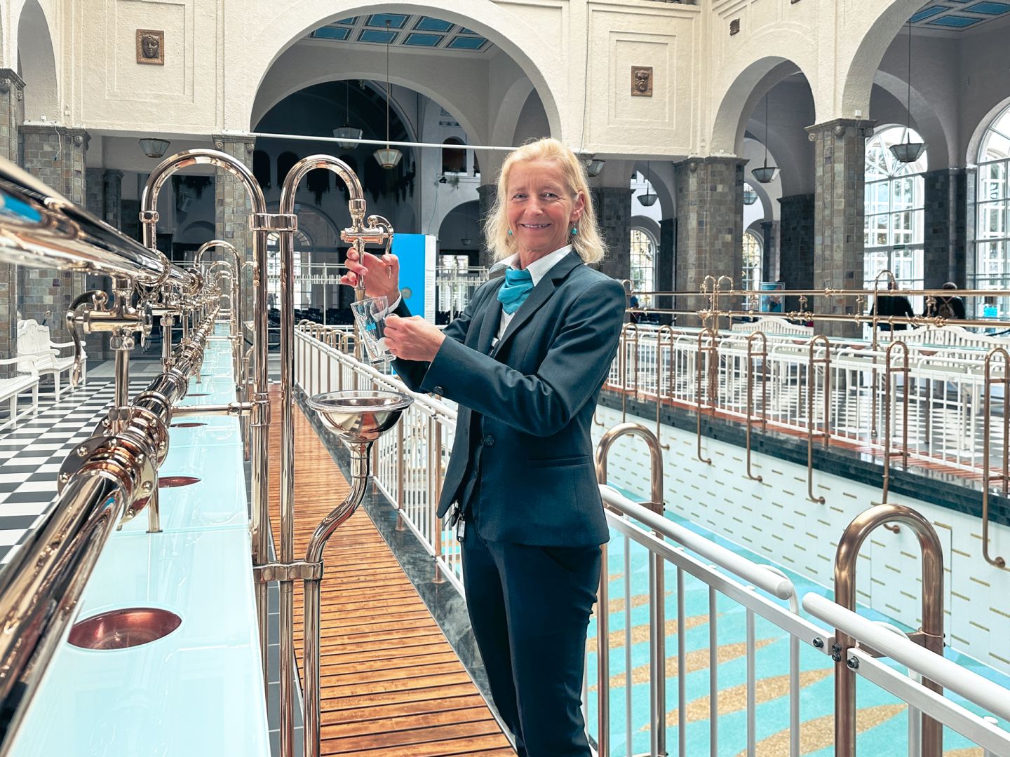 Brunnenfrau in Bad Kissingen: ein einzigartiger Beruf