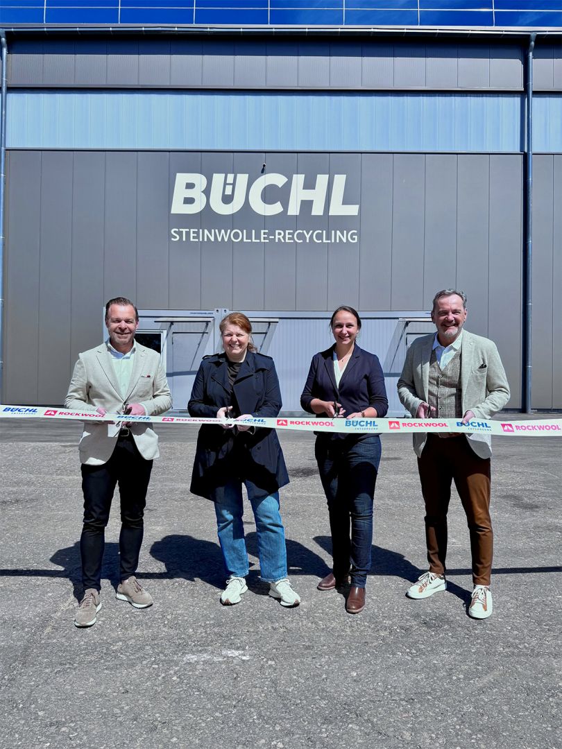 BÜCHL Entsorgungswirtschaft und ROCKWOOL® starten Kooperation für Steinwolle-Recycling in Süddeutschland