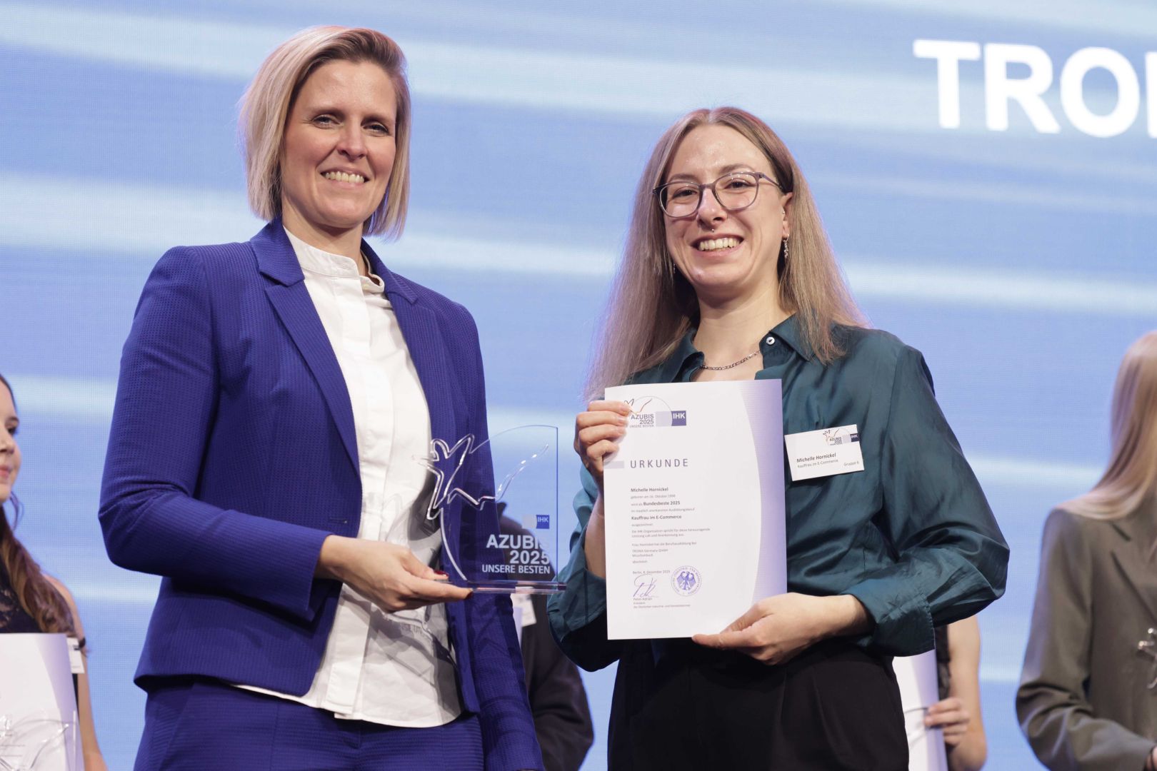 Bundesbeste im Ausbildungsberuf Kauffrau im E-Commerce