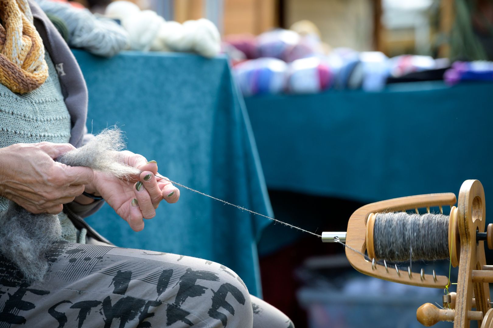 Buntes Markttreiben im Biosphärenreservat