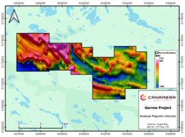 Canamera definiert im Projekt Garrow ein vorrangiges REE-Ziel – luftgestützte Messung liefert ausgedehnte magnetische Anomalie, die mit erhöhten Seltenerdmetallwerten in Seesedimenten korreliert