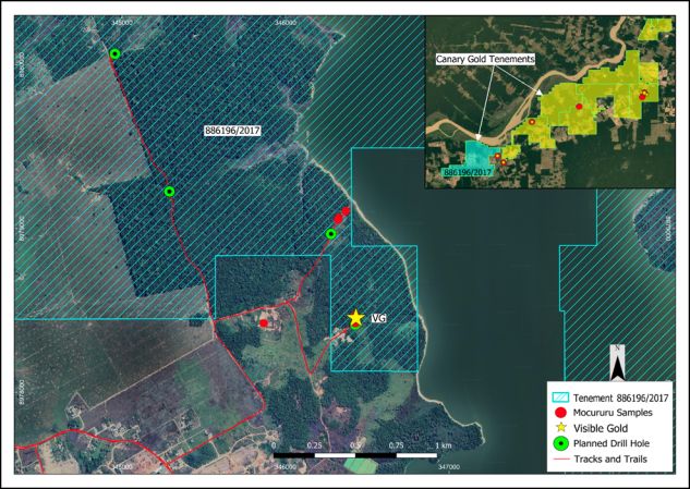 Canary Gold Corp. identifiziert neue Ausbisse von „Mocururu“ auf seinem Projekt Madeira River in Rondônia, Brasilien