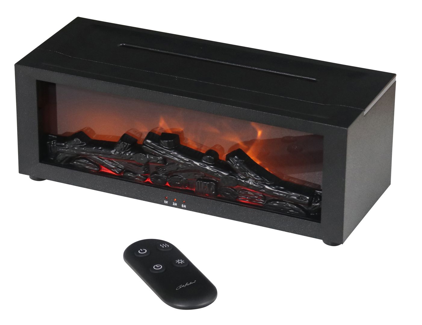 Carlo Milano Aroma-Diffusor-Kamin mit 7-farbiger Beleuchtung und Flammen-Effekt