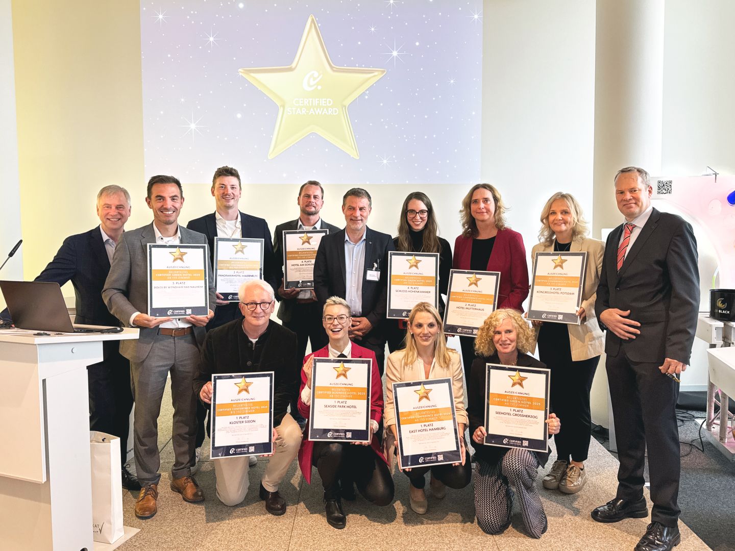 Certified Star-Award 2025: Gäste küren die besten Business-, Conference- und Green Hotels