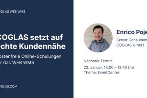 COGLAS setzt auf echte Kundennähe: Ab 2026 kostenfreie Online-Schulungen für das WEB WMS