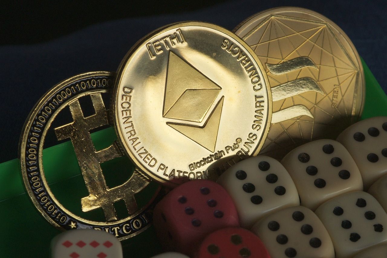 coin, currency, ethereum, ether, bitcoin, crypto currency, block chain, finance, dice, digital