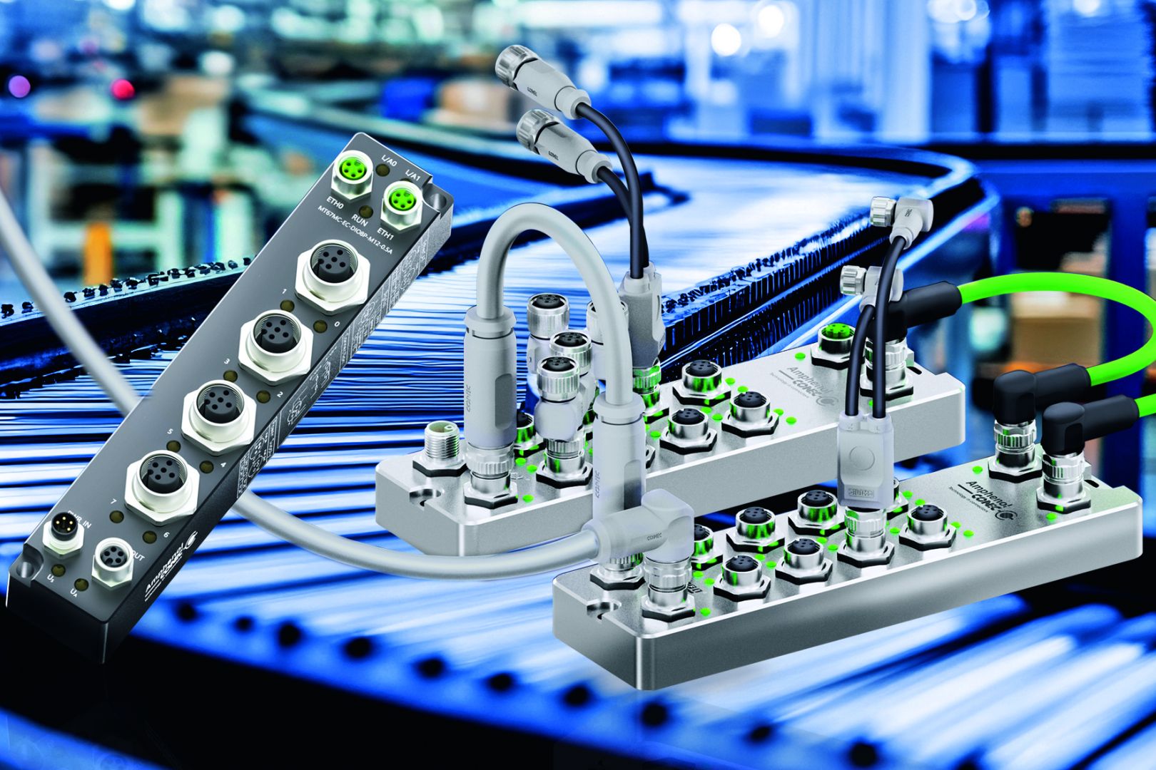 CONEC IO-Systeme-Verteilerboxen – aktiv & passiv