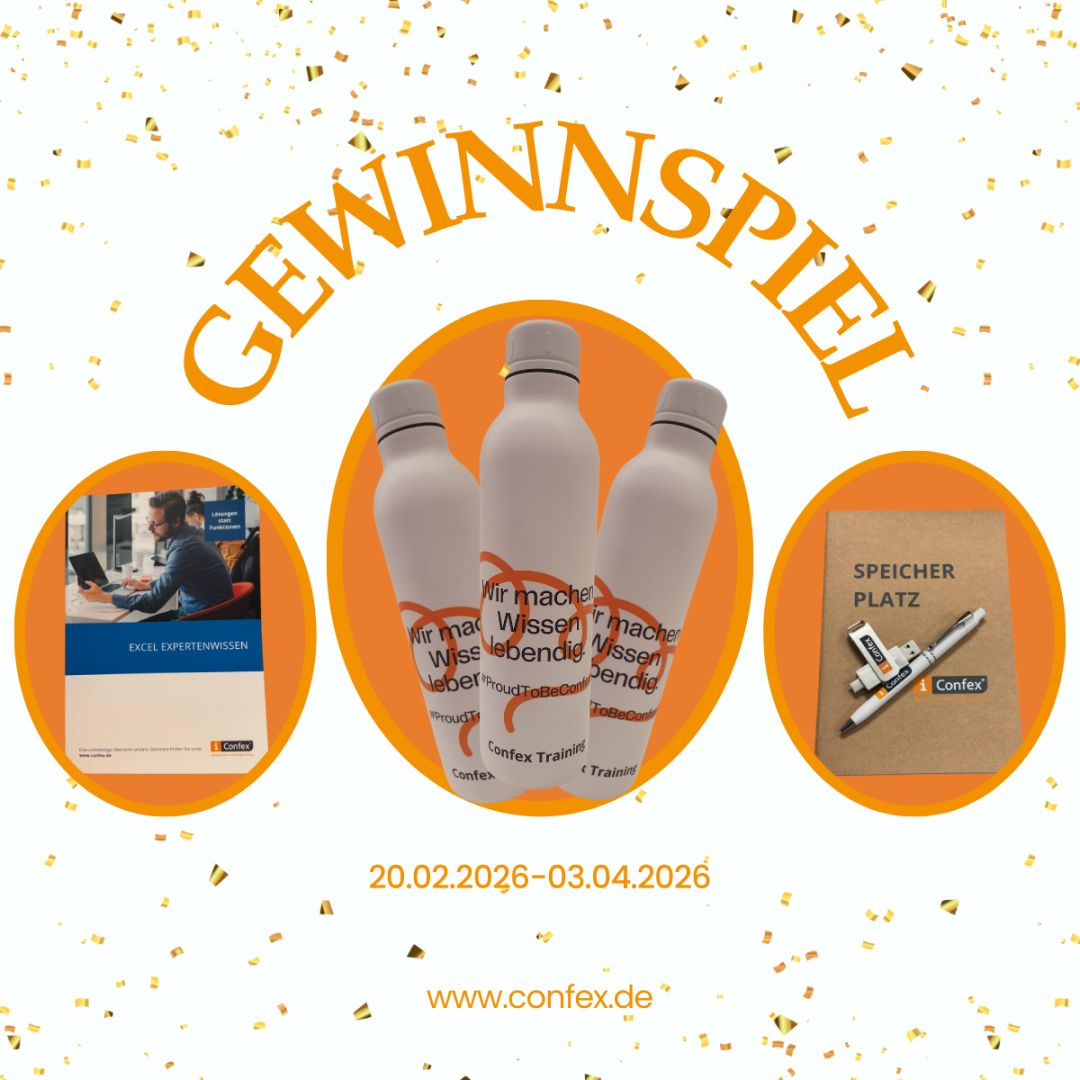 Confex startet Gewinnspiel zur Förderung beruflicher Weiterbildung