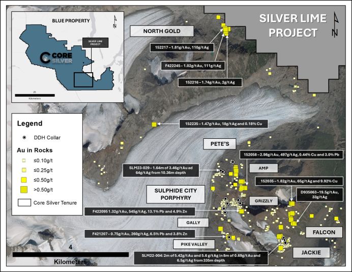 Core Silver bewertet weit verbreitete Goldergebnisse