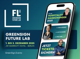 Countdown läuft: Die Hospitality trifft sich beim GreenSign Future Lab in Berlin