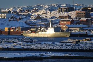 Dänisches Kriegsschiff in Grönland am 20.01.2026