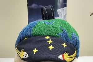 Das Schwerelosigkeits-Maskottchen "Rise"