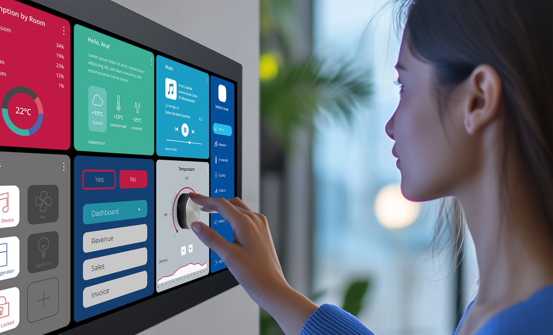 DATA MODUL präsentiert Wheel on Display Innovative Kombination aus Touchscreen und Encoder