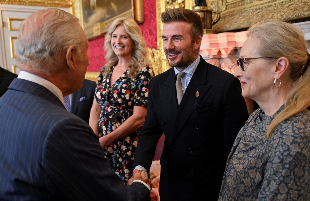 David Beckham mit König Charles