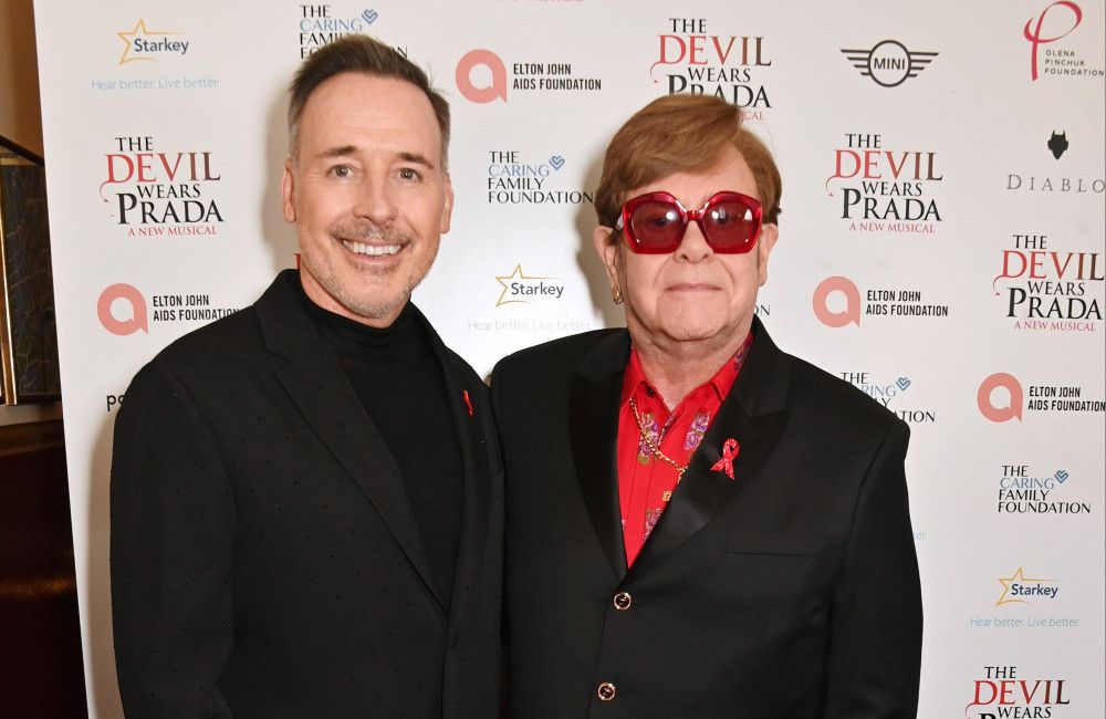 David Furnish und Elton John
