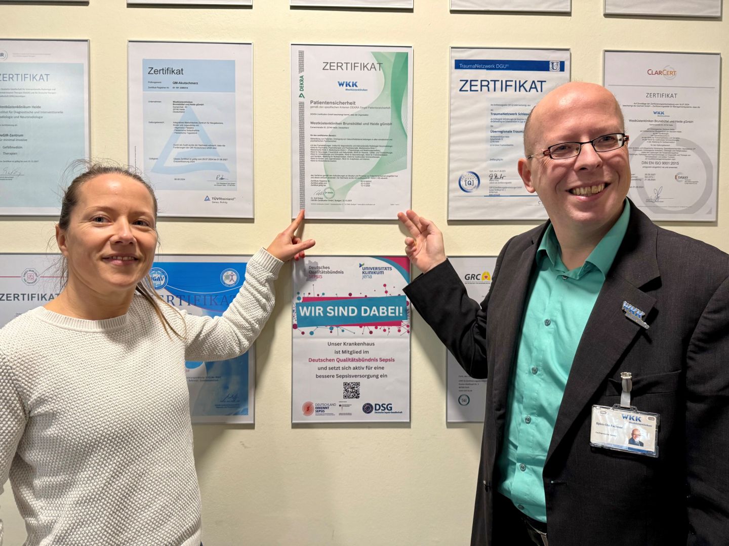 DEKRA bescheinigt hohes Niveau für Patientensicherheit