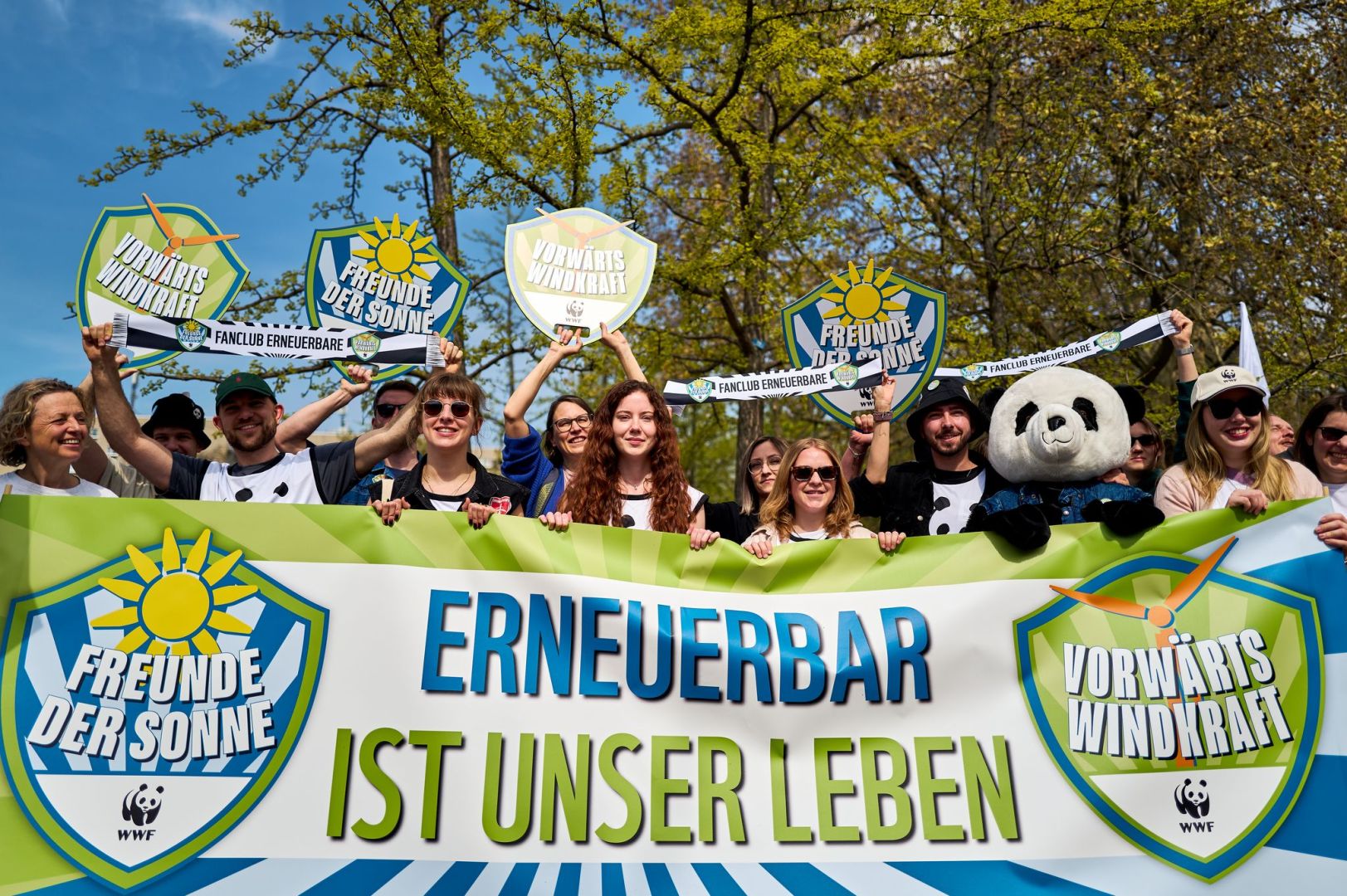 Demo für die Energiewende  und gegen «fossile Lobbypolitik»