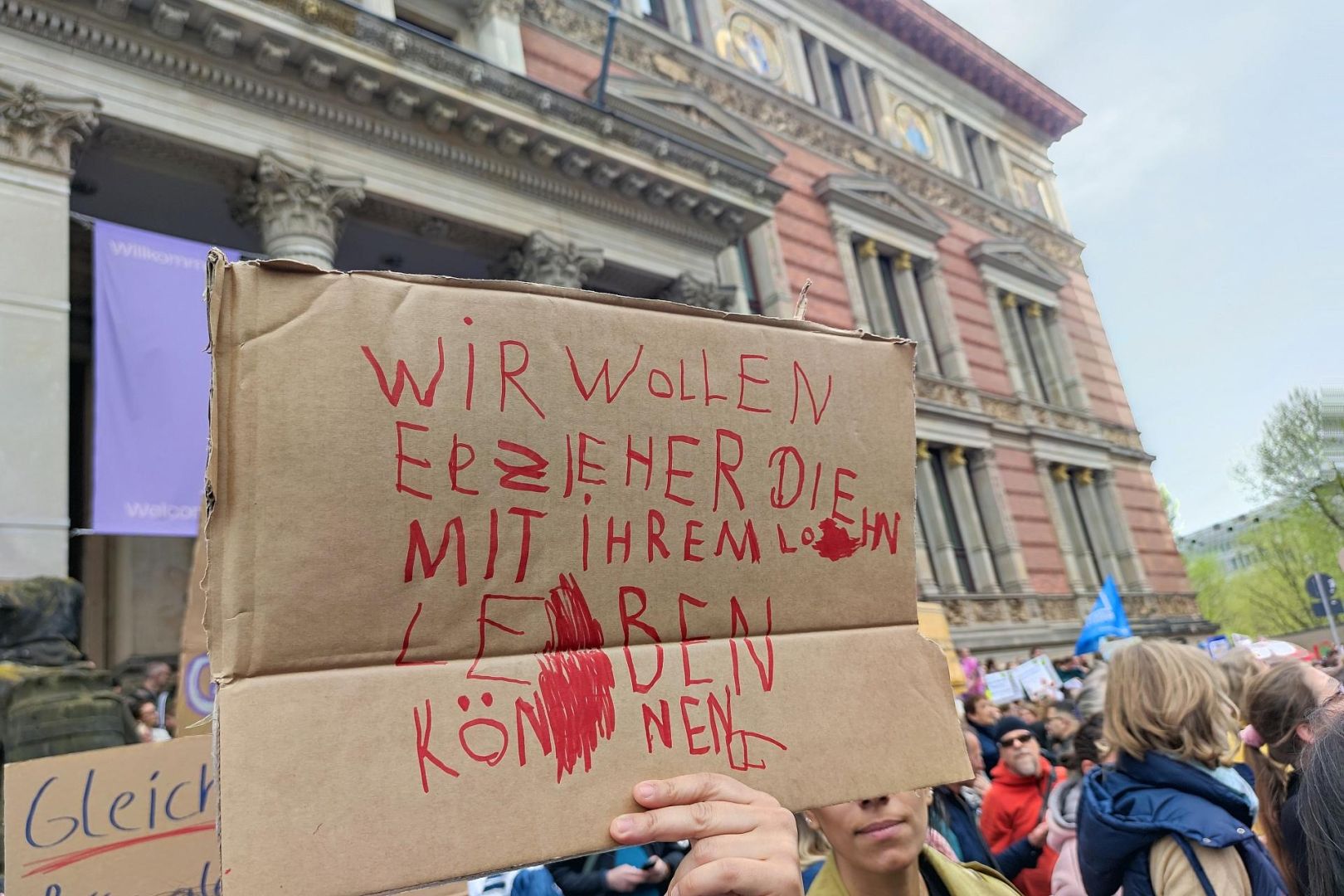 Demo von Kita-Beschäftigten (Archiv)